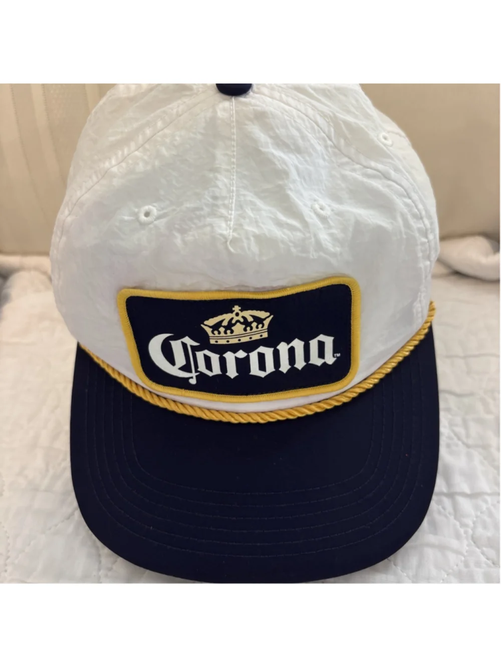 Corona Blue & Gold Adjustable Hat